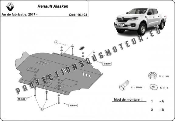 Protection Sous Moteur Renault Alaskan